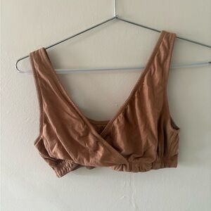 Motherhood Brown Nursing Bralette